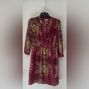 Multicolor Bohemian Print Dress